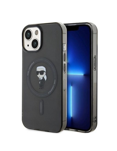 Karl Lagerfeld IML Ikonik MagSafe case for iPhone 15 - black