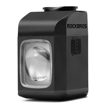 Rockbros M8 1600lm front bike light with remote control 10m rechargeable 4000 mAh - black Rockbros M8 1600lm front bike light with remote control 10m rechargeable 4000 mAh - black