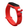 Strap Xmas for Xiaomi Mi Band 3 / 4 Christmas Silicone Strap Bracelet with Sock - Red Strap Xmas for Xiaomi Mi Band 3 / 4 Christmas Silicone Strap Bracelet with Sock - Red