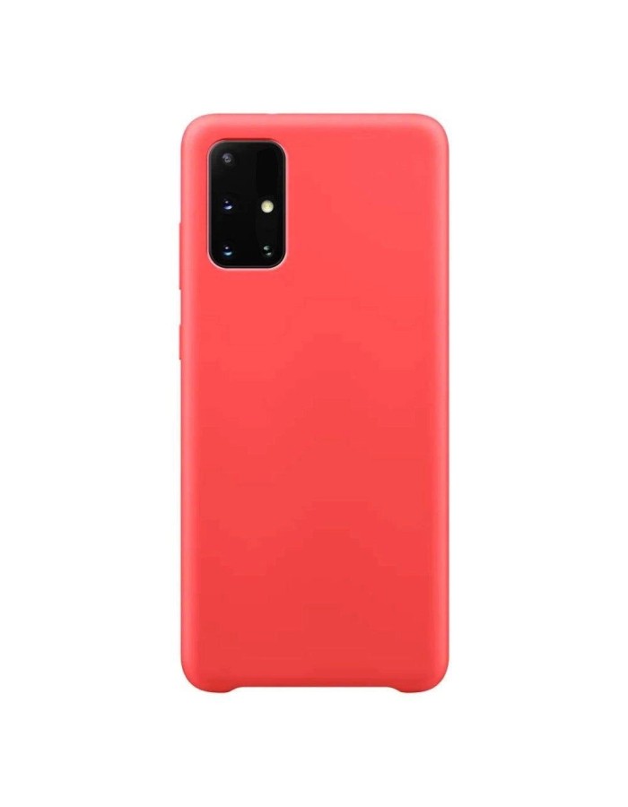 Silicone Case Soft Flexible Rubber Cover for Samsung Galaxy A72 4G red Silicone Case Soft Flexible Rubber Cover for Samsung Galaxy A72 4G red
