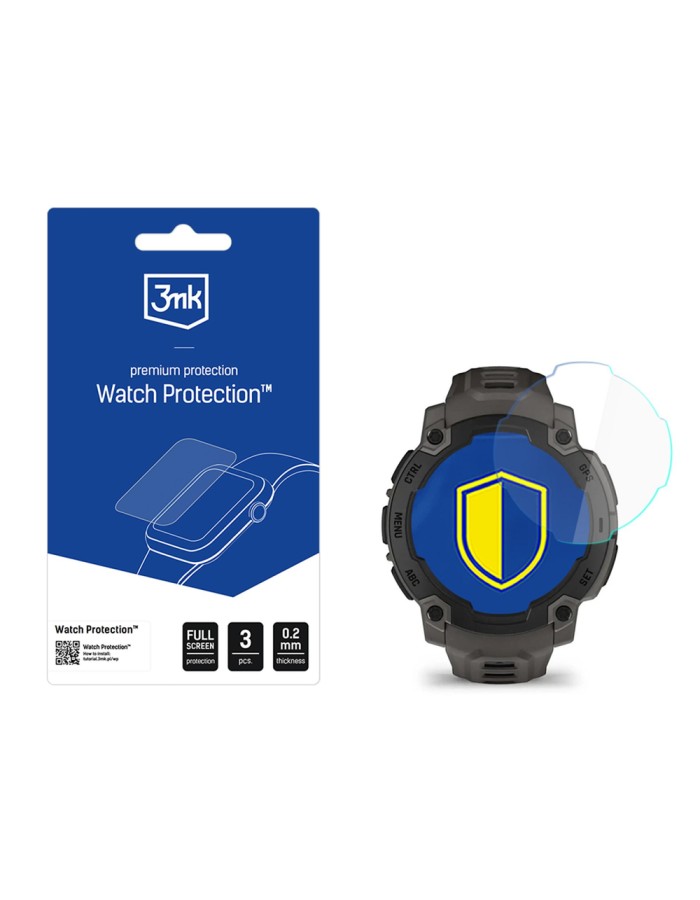3mk Watch Protection FlexibleGlass Hybrid Glass for Garmin Instinct E 45mm