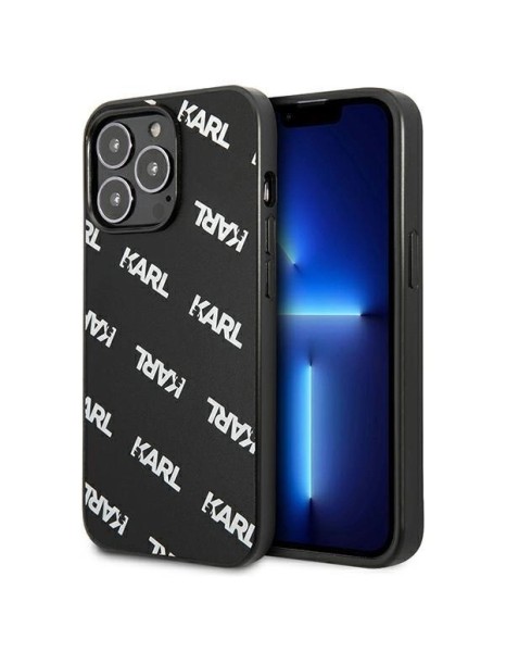 Karl Lagerfeld Allover Case for iPhone 13 Pro / iPhone 13 - Black