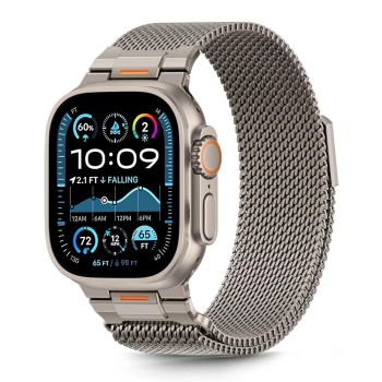 Tech-Protect Milano Vanguard Bracelet for Apple Watch (44 / 45 / 46 / 49 mm) - Titanium Tech-Protect Milano Vanguard Bracelet for Apple Watch (44 / 45 / 46 / 49 mm) - Titanium