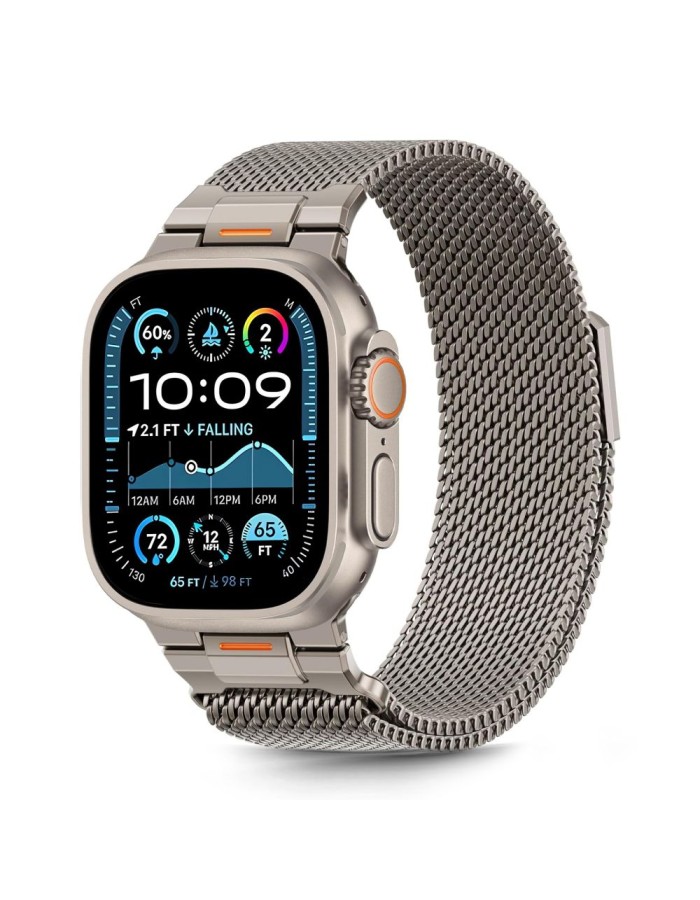 Tech-Protect Milano Vanguard Bracelet for Apple Watch (44 / 45 / 46 / 49 mm) - Titanium Tech-Protect Milano Vanguard Bracelet for Apple Watch (44 / 45 / 46 / 49 mm) - Titanium