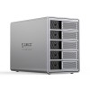 Orico 9858T3 5 Big DAS Solution ProThunder Disk Array with Thunderbolt 3 for 5 x 2.5"/3.5" SATA HDD/SSD - Gray