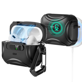 ESR Cyber FlickLock MagSafe Case for AirPods Pro 3 - Black ESR Cyber FlickLock MagSafe Case for AirPods Pro 3 - Black