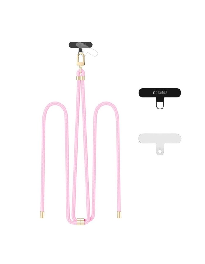 Tech-Protect C7S Rope Crossbody Strap Leash - Pink Tech-Protect C7S Rope Crossbody Strap Leash - Pink