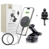 Tech-Protect MM15W-V7 QI2 Car Holder with Inductive Charger - Black Tech-Protect MM15W-V7 QI2 Car Holder with Inductive Charger - Black