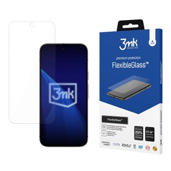 Hybrid glass 3mk FlexibleGlass™ on Google pixel 9A