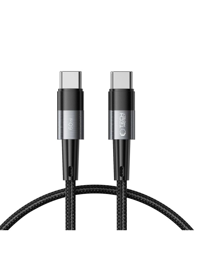 Tech-Protect UltraBoost USB-C / USB-C PD Cable 60W 3A 0.25m - Gray