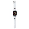 Karl Lagerfeld 3D Rubber Karl&amp;Choupette Heads strap for Apple Watch 38/40/41mm - white