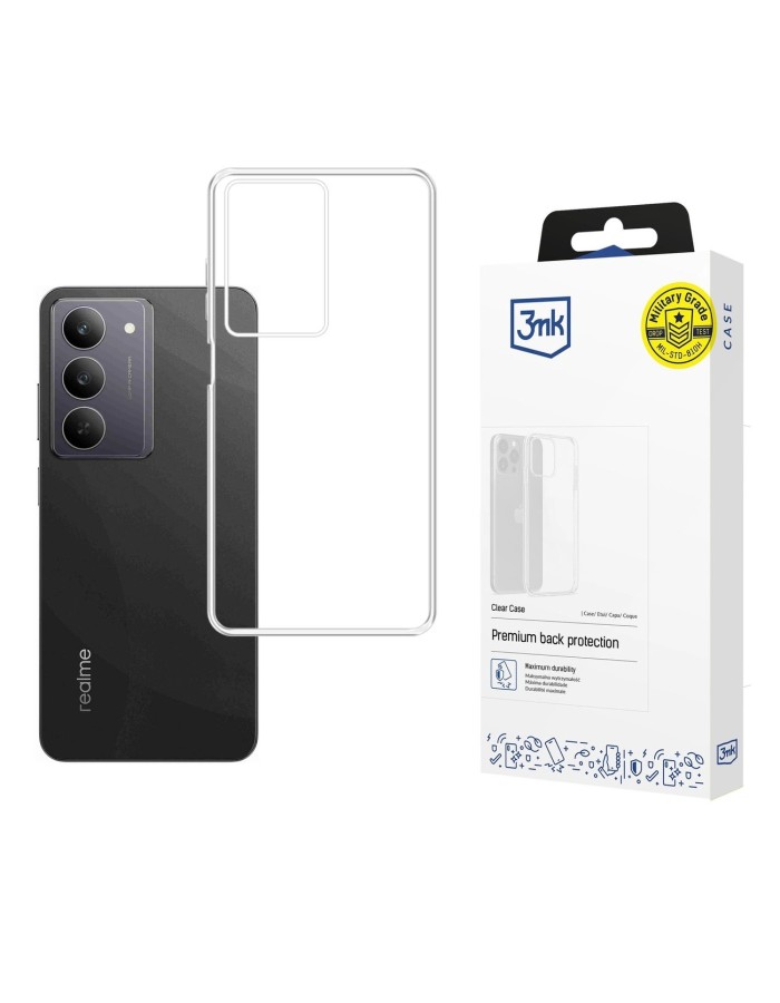 3mk Clear Case for Realme 14x - transparent