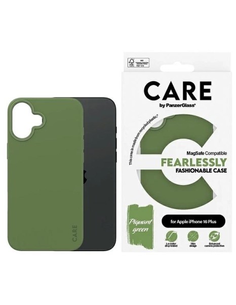 CARE by PanzerGlass Fashion Case iPhone 16 Plus 6.7" green/green MagSafe 1387 CARE by PanzerGlass Fashion Case iPhone 16 Plus 6.7" green/green MagSafe 1387