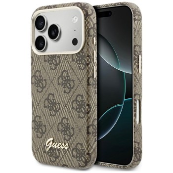 Guess 4G Script MagSafe Case for iPhone 17 Pro - Brown Guess 4G Script MagSafe Case for iPhone 17 Pro - Brown