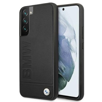 BMW Signature Logo Imprint Case for Samsung Galaxy S22+ - Black