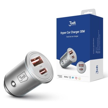 Accessories - 3mk Hyper Car Charger 30W Accessories - 3mk Hyper Car Charger 30W