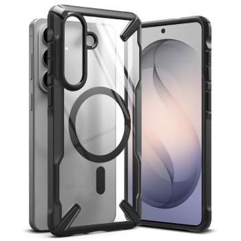 Ringke Fusion X Magnetic MagSafe Case for Samsung Galaxy S26+ - Clear Black Ringke Fusion X Magnetic MagSafe Case for Samsung Galaxy S26+ - Clear Black