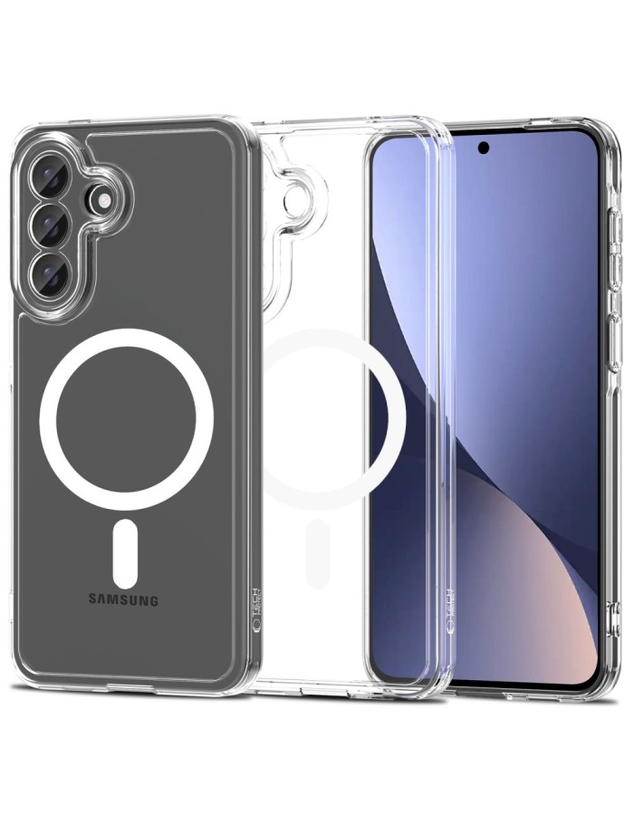 Tech-Protect FlexAir Hybrid MagSafe Case for Samsung Galaxy A57 5G - Transparent Tech-Protect FlexAir Hybrid MagSafe Case for Samsung Galaxy A57 5G - Transparent
