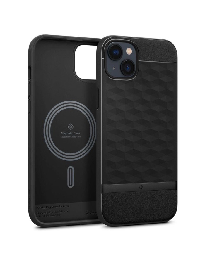 Caseology Parallax Mag MagSafe iPhone 14 Plus Case - Matte Black