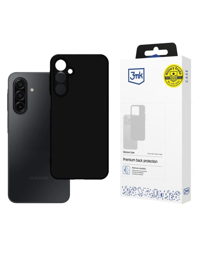 3mk Silicone Case for Samsung Galaxy A17 5G - Black
