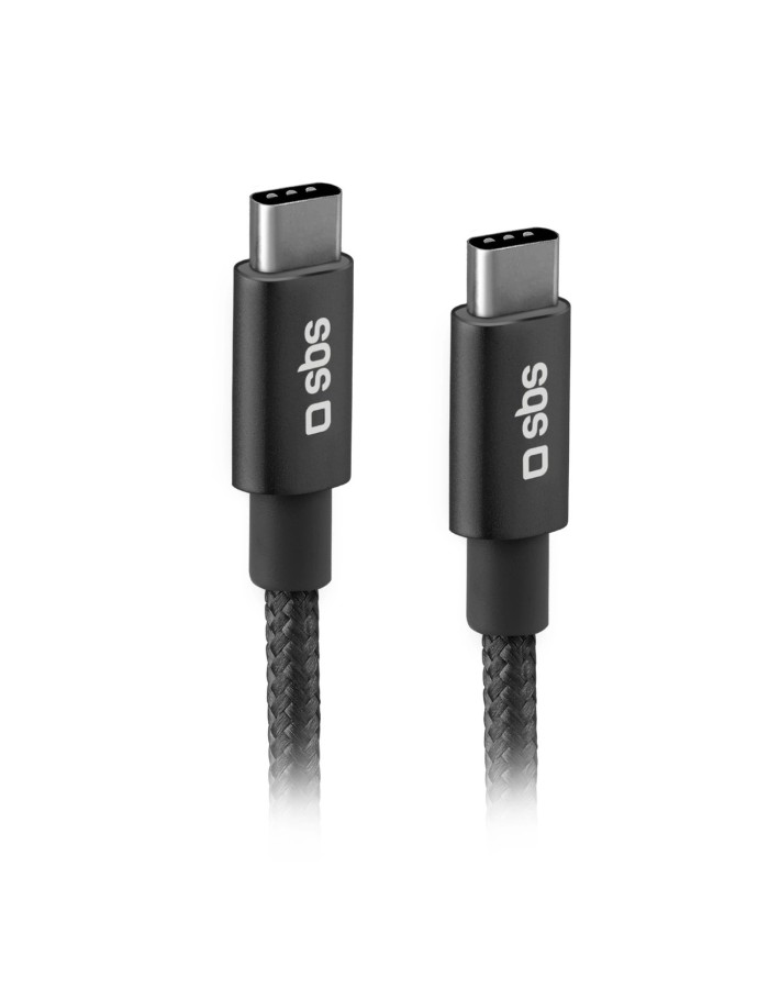 SBS TECABLETCC20BK USB-C Cable - USB-C 25W Power Delivery 1.5m - Gray SBS TECABLETCC20BK USB-C Cable - USB-C 25W Power Delivery 1.5m - Gray