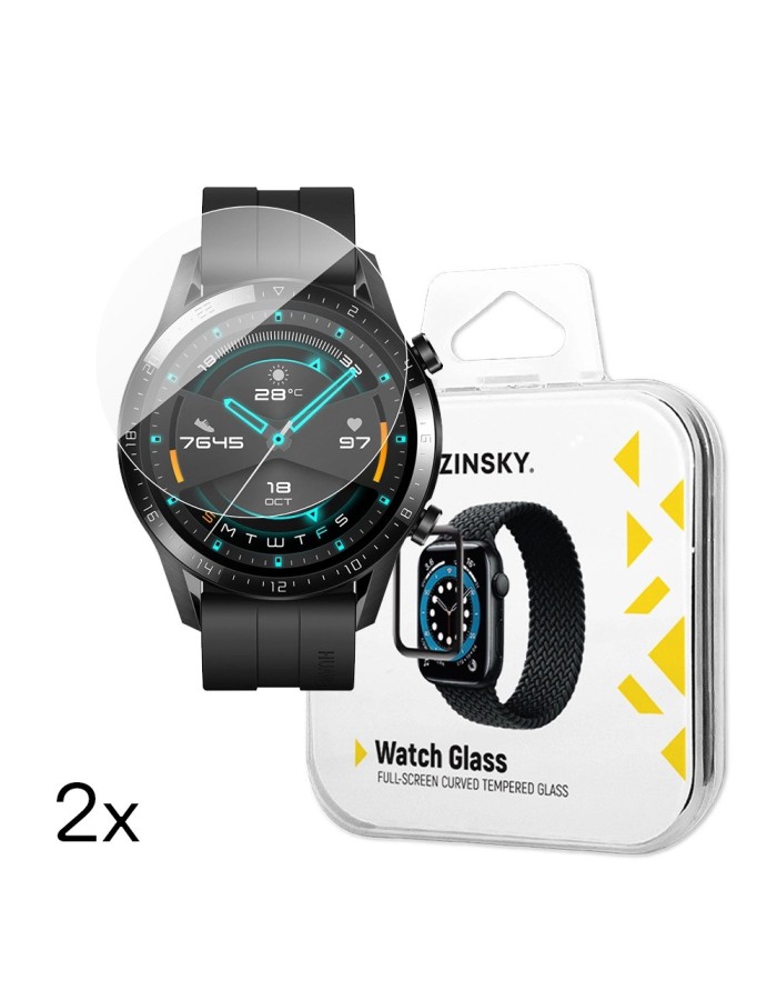 Wozinsky Full Glue Tempered Glass for Huawei Watch GT 2 / GT 2 Pro 42mm (2 pcs.) Wozinsky Full Glue Tempered Glass for Huawei Watch GT 2 / GT 2 Pro 42mm (2 pcs.)