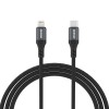 Dudao L3CL USB-C - Lightning 30W 2m Braided Cable - Black Dudao L3CL USB-C - Lightning 30W 2m Braided Cable - Black