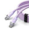 Orico CDX 60W 3A Power Delivery USB-C - USB-C 1m Cable - Purple Orico CDX 60W 3A Power Delivery USB-C - USB-C 1m Cable - Purple