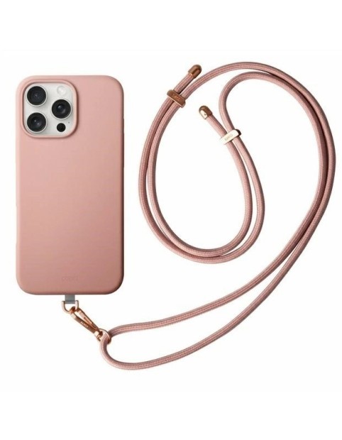 Uniq case Coehl Creme iPhone 16 Pro Max 6.9" Magnetic Charging pink/ballet pink