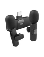 SBS Lavalier Microphones with USB-C Receiver 2 pcs - Black SBS Lavalier Microphones with USB-C Receiver 2 pcs - Black