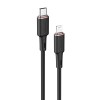 Acefast cable MFI USB Type C - Lightning 1.2m, 30W, 3A black (C2-01 black) Acefast cable MFI USB Type C - Lightning 1.2m, 30W, 3A black (C2-01 black)
