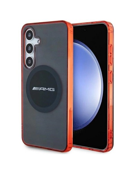 AMG Transparent Bicolor MagSafe case for Samsung Galaxy S24 - black