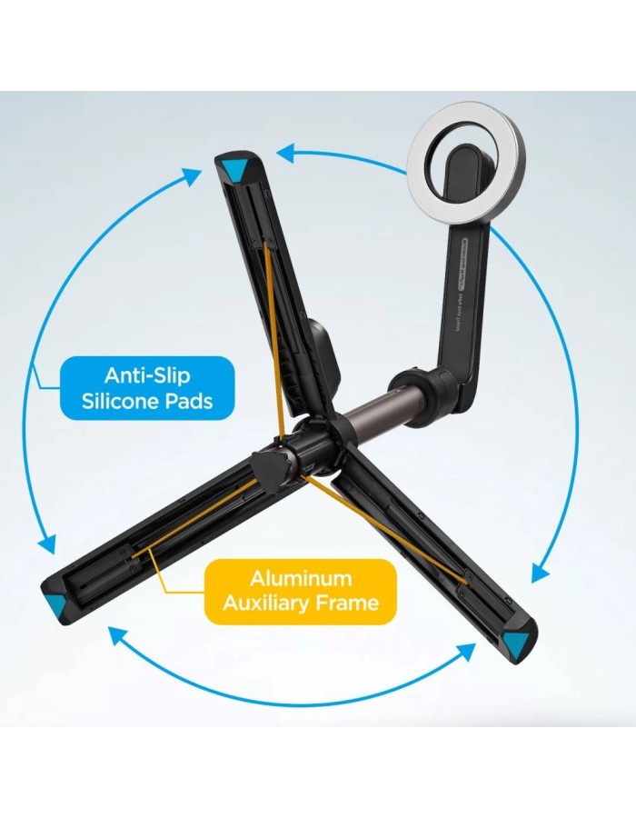 Selfie stick Spigen S571W MagSafe Bluetooth with tripod - black