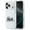 Karl Lagerfeld IML Karl &amp;amp; Choupette Peekaboo Logo MagSafe Case for iPhone 17 Pro - White
