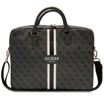 Guess 4G Printed Stripes bag for a 16" laptop - black