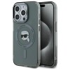 Karl Lagerfeld KLHMP15XHLSKIK iPhone 15 Pro Max 6.7" black/black hardcase IML Metal Karl Head MagSafe