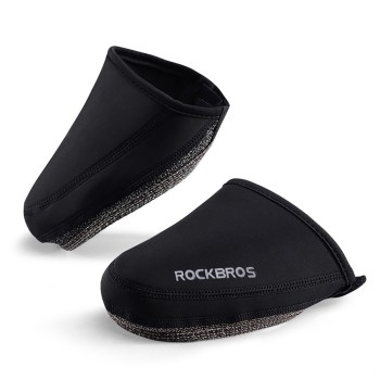 Rockbros LF1030 Windproof Insulating Shoe Toe Caps 36-42 cm - Black