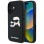 Karl Lagerfeld HC 3D Rubber Double Heads iPhone 16 Case - Black