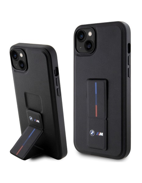 BMW Grip Stand Hot Stamp Case for iPhone 14 / 15 / 13 - Black