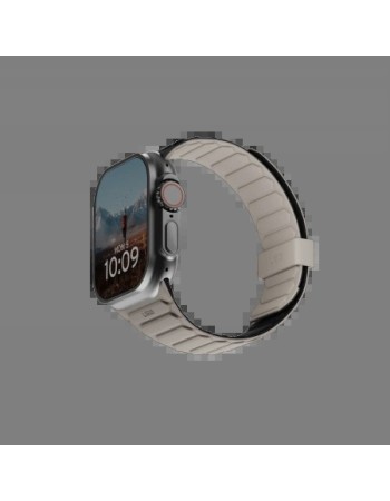 UAG Pathfinder Silicone Double-Sided Magnetic Strap for Apple Watch 42 / 44 / 45 / 46 / 49mm - Black-Gray UAG Pathfinder Silicone Double-Sided Magnetic Strap for Apple Watch 42 / 44 / 45 / 46 / 49mm - Black-Gray