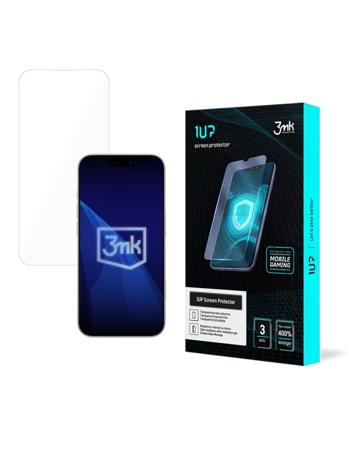 Gamer foil 3mk 1UP for Apple iPhone 17 Air Gamer foil 3mk 1UP for Apple iPhone 17 Air