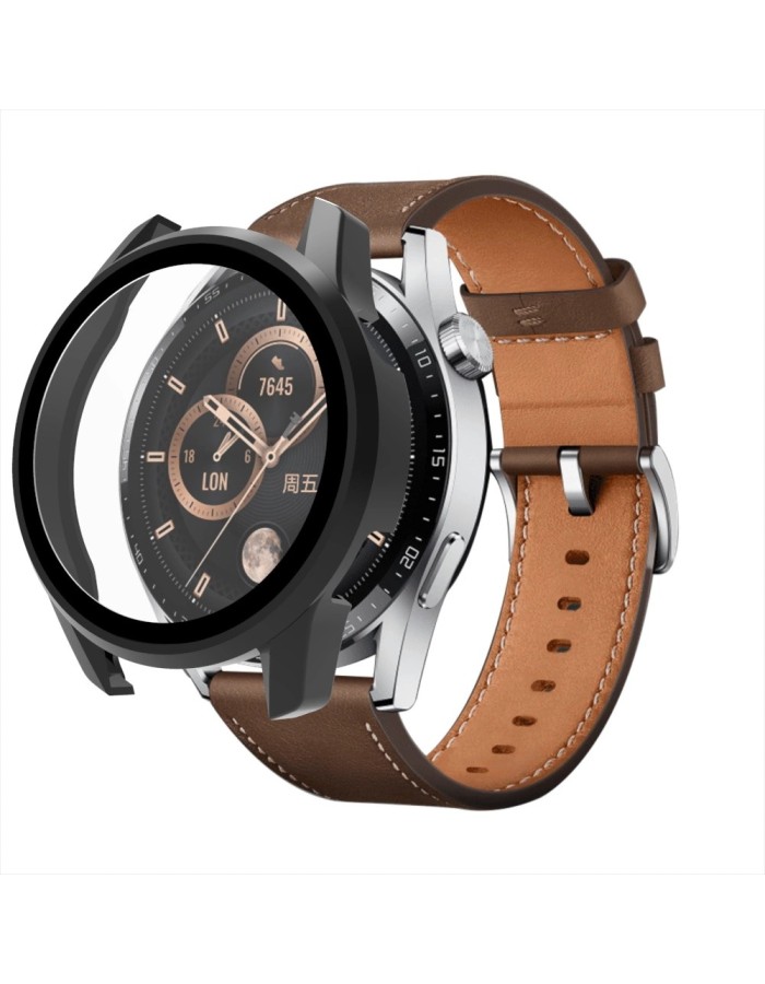 Glass protector for Huawei Watch GT3 42mm - black Glass protector for Huawei Watch GT3 42mm - black