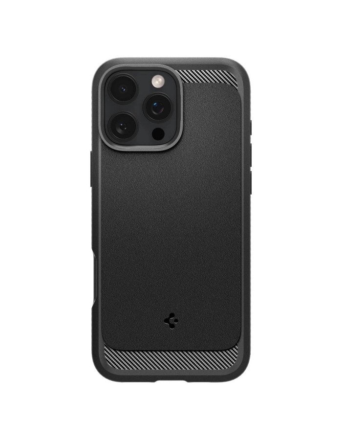 Spigen Rugged Armor MagSafe Case for iPhone 16 Pro Max - Black Spigen Rugged Armor MagSafe Case for iPhone 16 Pro Max - Black
