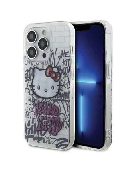 Hello Kitty IML Kitty On Bricks Graffiti case for iPhone 13 Pro Max - white Hello Kitty IML Kitty On Bricks Graffiti case for iPhone 13 Pro Max - white