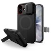 Tech-Protect Kevlar Aura MagSafe Case for iPhone 17 - Black Tech-Protect Kevlar Aura MagSafe Case for iPhone 17 - Black