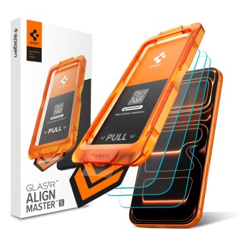 Spigen Glas.tR AlignMaster Slim 3-Pack Tempered Glass for iPhone 17 Pro Max Spigen Glas.tR AlignMaster Slim 3-Pack Tempered Glass for iPhone 17 Pro Max