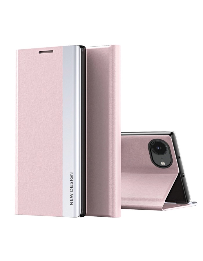 Sleep Case Pro for iPhone 16e / 17e with flap and stand - pink