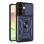 Hybrid Armor Camshield armored case for Samsung Galaxy S24+ with camera cover - blue