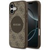Guess 4G Circle Classic Logo MagSafe case for iPhone 17 - brown Guess 4G Circle Classic Logo MagSafe case for iPhone 17 - brown