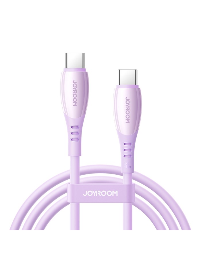 Joyroom S-A59 Vibrant Series 60W USB-C - USB-C Cable 1.2m - Purple